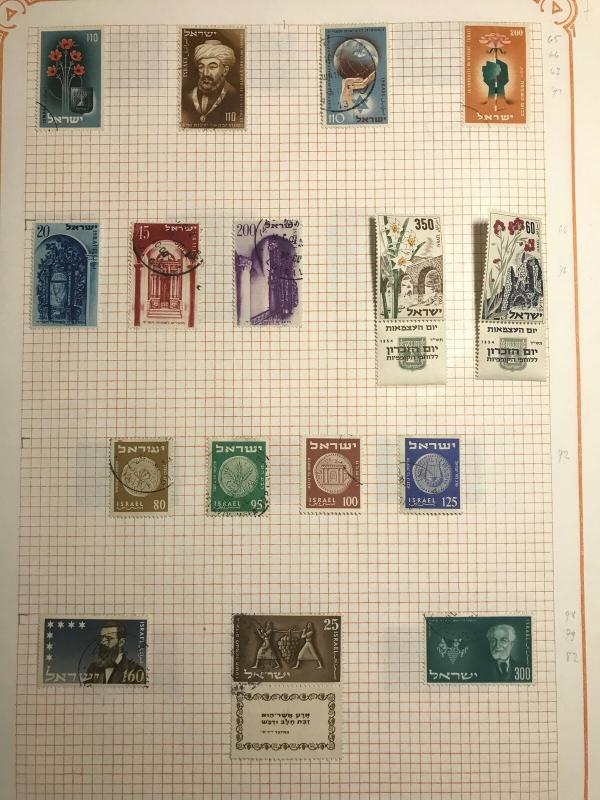 ISRAEL 1940s/60s M&U Coins Tabs Collection(Appx 100) (KR 686