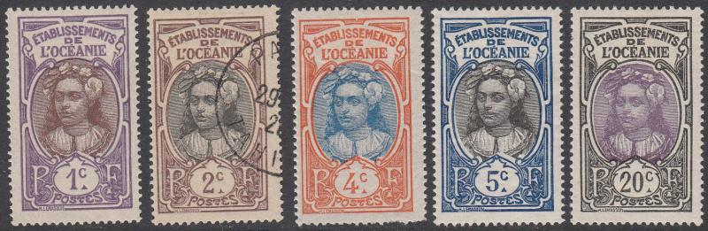 French Polynesia 21//30 MH / Used CV $2.45