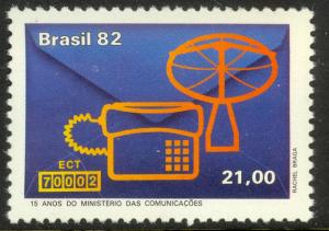 BRAZIL 1982 Ministry of Communications Issue Sc 1797 MNH