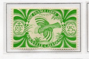 New Caledonia 1942 Early Issue Fine Mint Hinged 25c. NW-255295