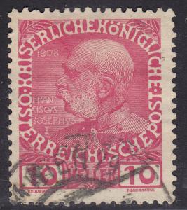 Austria 115 Franz Josef - Chalky Paper 1908