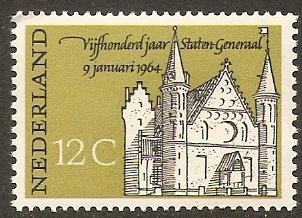 1964 Netherlands Scott 422 500th Anniversary Parliament MNH