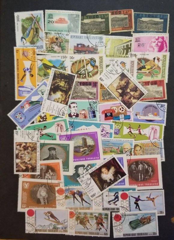 TOGO Used Stamp Lot Collection T1416