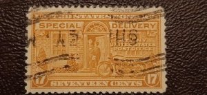 US Scott E18, 17c Spec Deliv; Used, VF centering