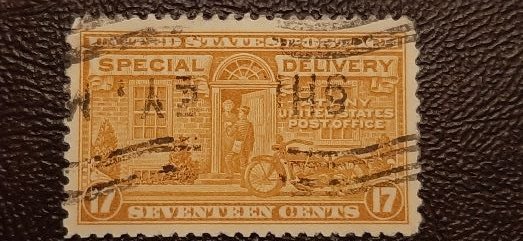 US Scott E18, 17c Spec Deliv; Used, VF centering