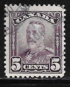 Canada 153: 5c George V, Scroll issue, used, F-VF