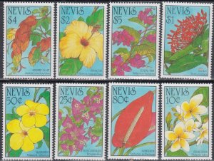 NEVIS Sc # 784-91 CPL MNH TROPICAL FLOWERS