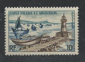 ST. PIERRE & MIQUELON SC# 355 VF MNH 1957