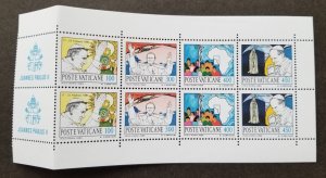 Vatican Travels Of John Paul II 1984 Portugal Africa Philippines Map (stamp) MNH