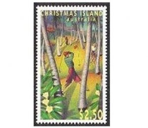 Christmas Island 369, MNH. Michel 407. Golf Course, 40th Ann. 1995. Flowers.