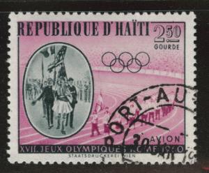 Haiti  Scott C165 Used CTO stamp similar cancels