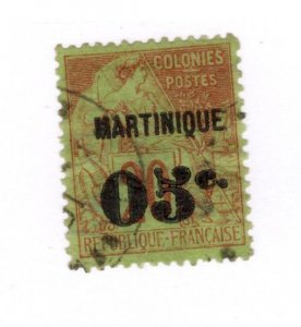Martinique #13 Used - Stamp CAT VALUE $20.00