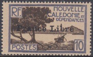 NEW CALEDONIA Sc# 222 MNH PART SET OVERPRINTED FREE FRANCE