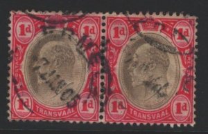 Transvaal Sc#253 Used Pair