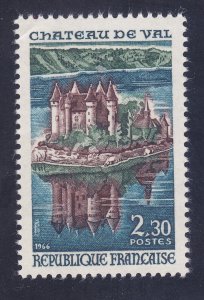 France 1169 MNH OG 1966 Val Chateau Issue Very Fine