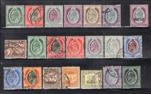 Malta 1903-18 E7 Selection 21 Different Used-Mint CV$160