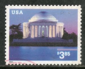 USA 2002 Jefferson Memorial Architecture Sc 3647 Used Stamp # 2165