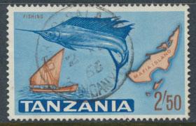 Tanzania SG 138  SC# 13  Used -  Fishing