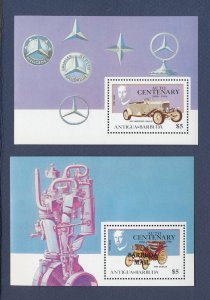 ANTIGUA &  BARBUDA - Scott 972 & 972a - MNH S/S  - Cars