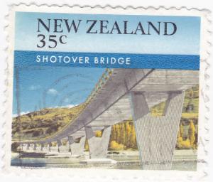 New Zealand 1985 Bridges Shotover River 35c SG 1366