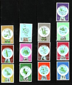 Vanuatu-Sc#280-92-unused  NH set-Maps-id2-1980-