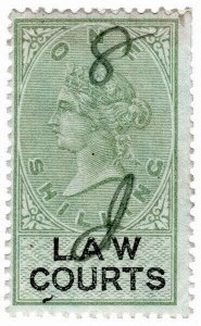 (I.B) QV Revenue : Law Courts (Scotland) 1/- (1882)