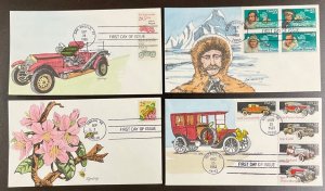 1988 Geerlings Hand painted FDC Collection of 18 different cachets