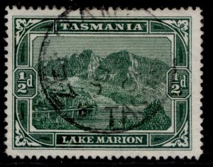 AUSTRALIA - Tasmania QV SG229, ½d deep green, FINE USED. CDS