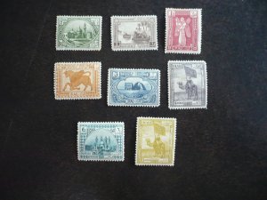 Stamps - Iraq - Scott# 1-8 - Mint Hinged Part Set of 8 Stamps