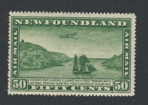 Newfoundland Air Mail  Stamp; #C10-50c MNH VF Guide Value = $100.00