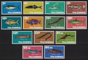 Gambia Fish 13v 1971 MNH SG#271-283