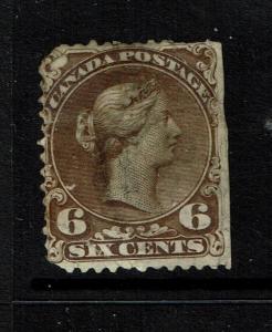 Canada SC# 27, Used, rough corners - S2590