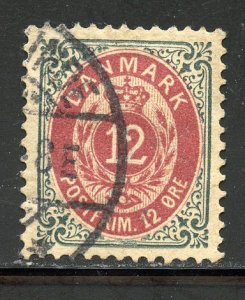 Denmark # 29, Used.