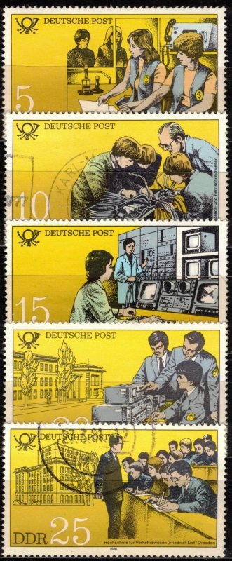Germany - DDR - Scott 2161-2165