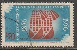 MEXICO 894, 50¢ Cent. of Mexican postage stamps. Used. VF. (1278)