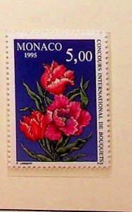 MONACO Sc 1941 NH ISSUE OF 1995 - FLOWERS