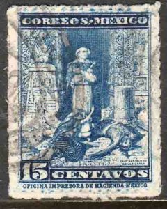 MEXICO 683 15¢ FRAY BARTOLOME DE LAS CASAS USED. (459)