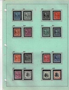 Presidential 1/2c - $5 US Postage Singles #803-34 Complete VF MNH