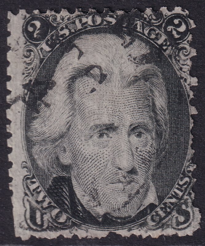 #73 Used, Fine, Pulled perf at bottom (CV $60 - ID44341) - Joseph Luft