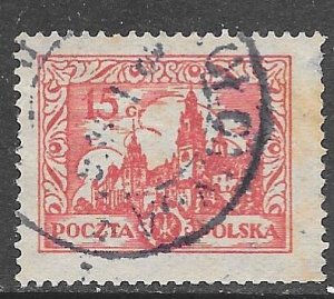Poland 232: 15g Wawel Castle at Cracow, used, F-VF