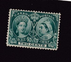 CANADA # 52 VF-MH 2cts JUBILEE CAT VALUE $50 (CMMBGG4)