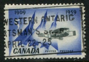 383 Canada 5c First Flight in Canada, used