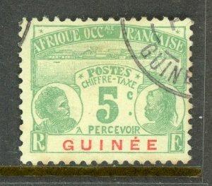 Guinee 1906 French Guinee 5¢ Postage Due Scott #J8 VFU I782