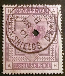 Great Britain Sc# 96 (SG-178)  USED, TYNE DOCKS CANCEL