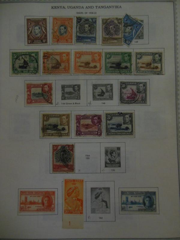 EDW1949SELL : K.U.T. Mint & Used collection, all different on album pages.