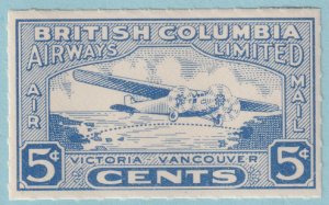 BRITISH COLUMBIA AIRWAYS CL44 MINT NEVER HINGED OG ** NO FAULTS VERY FINE! - ZKV