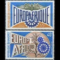 DAHOMEY 1973 - Scott# C189-90 Europafrica Set of 2 NH