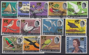 Pitcairn Islands QEII 1967 Set To 45c SG69/81 VFU BP8329