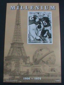 ​CHAD-1999-MILLENIUM- FOOTBALL-AMERICAN SUPER BOWL  IMPERF:-MNH S/S -VF