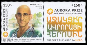 2018 Armenia 1064+Taab Laureates of Aurora prize. Tom Catena